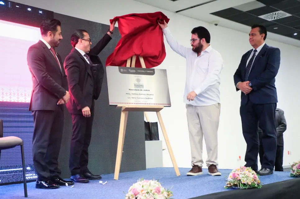 Naucalpan se consolida como sede global: Recibe el distintivo “Destino de Reuniones” del Gobierno del Edomex