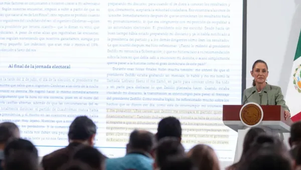Sheinbaum también destacó que Mujica mantuvo una visión de que lo material no es sinónimo de felicidad.