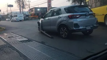 Toluca: Se registra accidente en Av. Tecnológico y Crisa