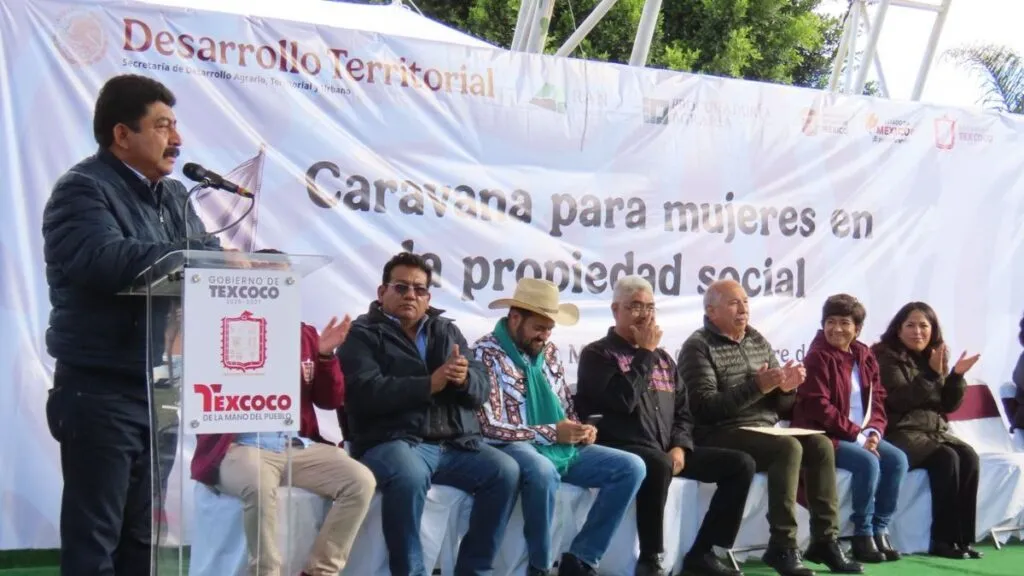 En Texcoco tuvo lugar la Caravana para Mujeres en la Propiedad Social