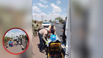 Ciclista es arrollado en la autopista México–Pirámides