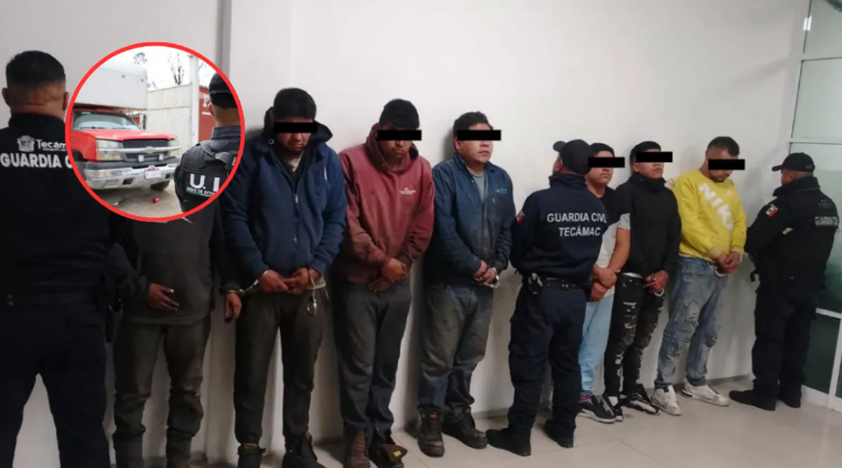 Cae banda dedicada al robo de tractocamiones en Tecámac