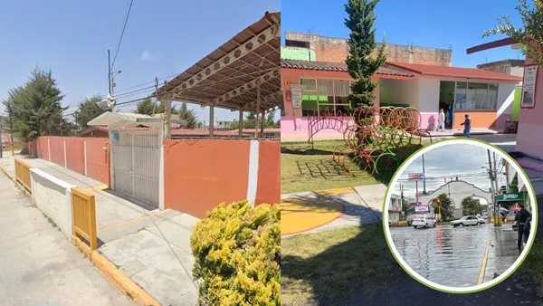 San Mateo Atenco atiende, con recursos propios, dos escuelas afectadas por las lluvias