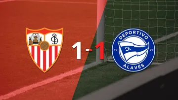 Sevilla y Alavés se repartieron los puntos en un 1 a 1