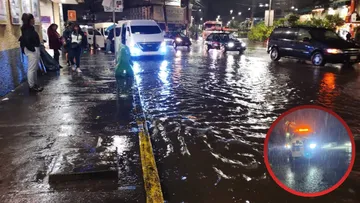 Fuertes lluvias generan encharcamientos en Naucalpan, Tultitlán e Izcalli; activan protocolos de emergencia