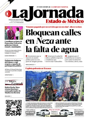 La Jornada Edomex | 22 de agosto de 2026