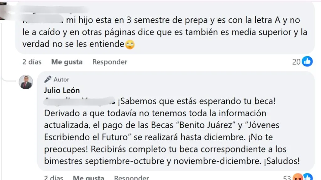 Pagos Beca Benito Juárez y JCF bimestre septiembre-octubre 2025 ¿cuándo se dará?