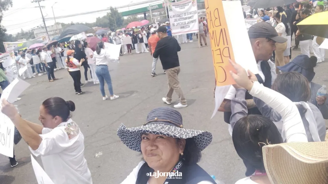 En protesta personal de los hospitales de Edomex
