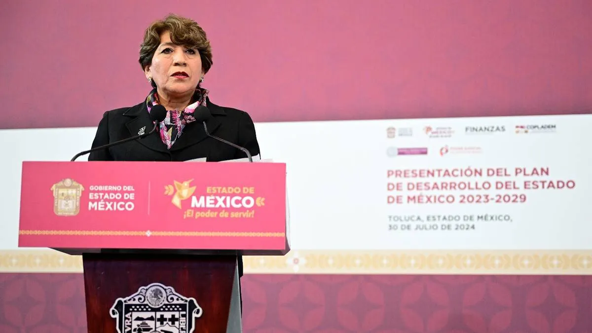 La gobernadora Delfina Gómez Álvarez está lista para dar a conocer logros 