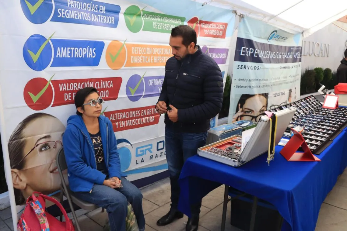 Realiza Huixquilucan Jornada de Salud Visual para la población vulnerable