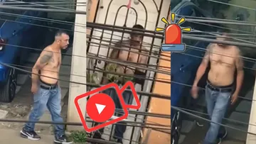 ¡Alerta en Chicoloapan! Hombre armado amenaza a familia, ¿y la seguridad? [VIDEO]