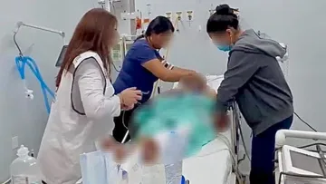 Paciente es salvado durante simulacro en clínica del IMSS en Ecatepec