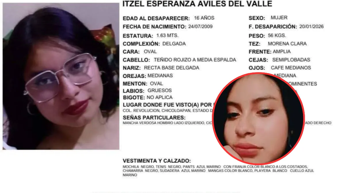 Itzel Esperanza desaparece en Chicoloapan: Familia sospecha de traslado a Veracruz
