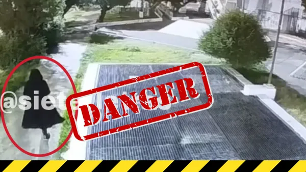 Hombre con túnica negra asesina a mujer en CDMX. La víctima, Amanda Castro Rossab, fue degollada tras ser reportada como desaparecida.