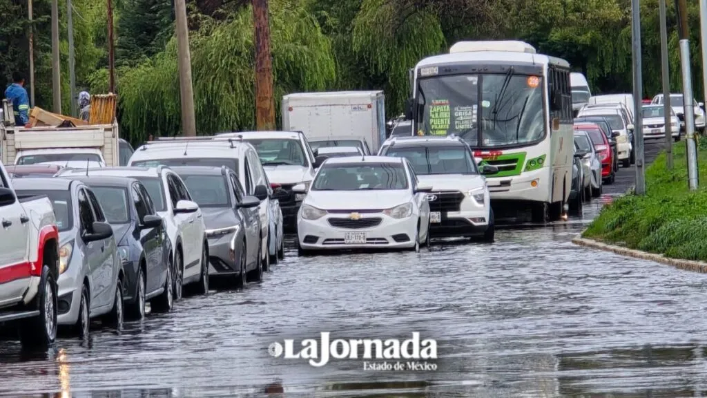 Calles de San Mateo afectadas por las lluvias