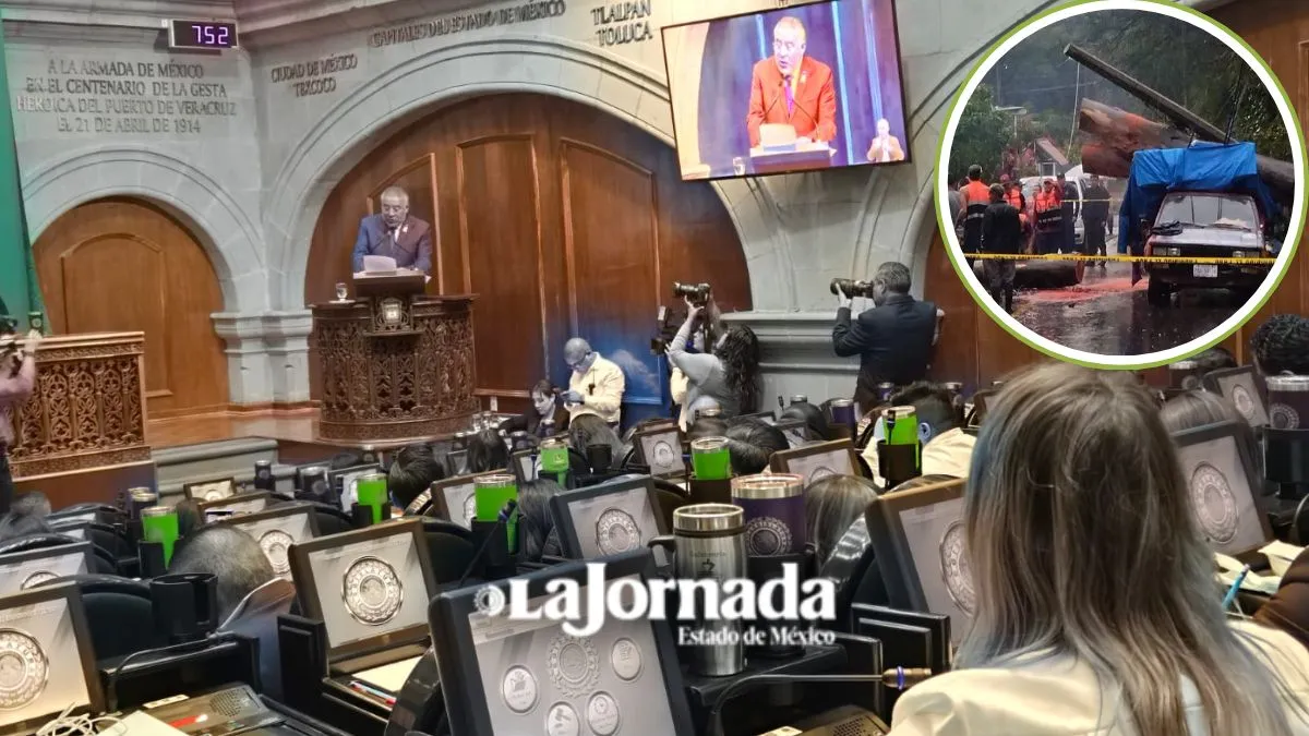 Gobierno apoya a zona sur del Edomex tras lluvias que han provocado deslaves y socavones
