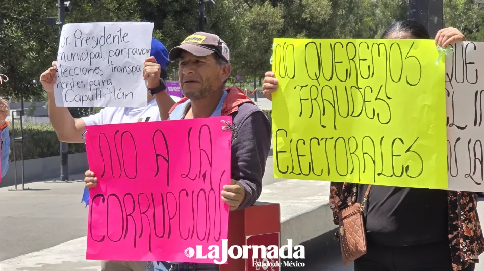 Vecinos de Capultitlán exigen anulación de elecciones auxiliares por presuntas irregularidades