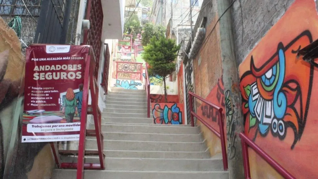 La Magdalena Contreras transforma calles y espacios públicos en Las Cruces y El Ocotal