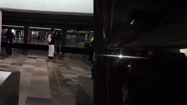 A unos días del nombramiento de Adrián Ruvalcaba como Director General del Sistema de Transporte Colectivo Metro otra vez se queda suspendido por falta de luz.