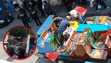 Fiscalía asegura máquinas tragamonedas en operativo realizado en Tlalnepantla