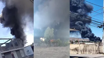 Incendio en Huehuetoca moviliza a cuerpos de emergencias