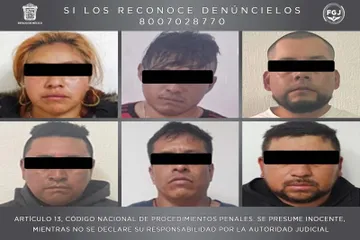 Edomex: aprehenden a presuntos integrantes del grupo delictivo “Los Kalimba”