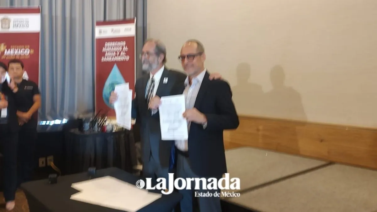 Edomex: Se firma convenio con empresas privadas; donarán agua