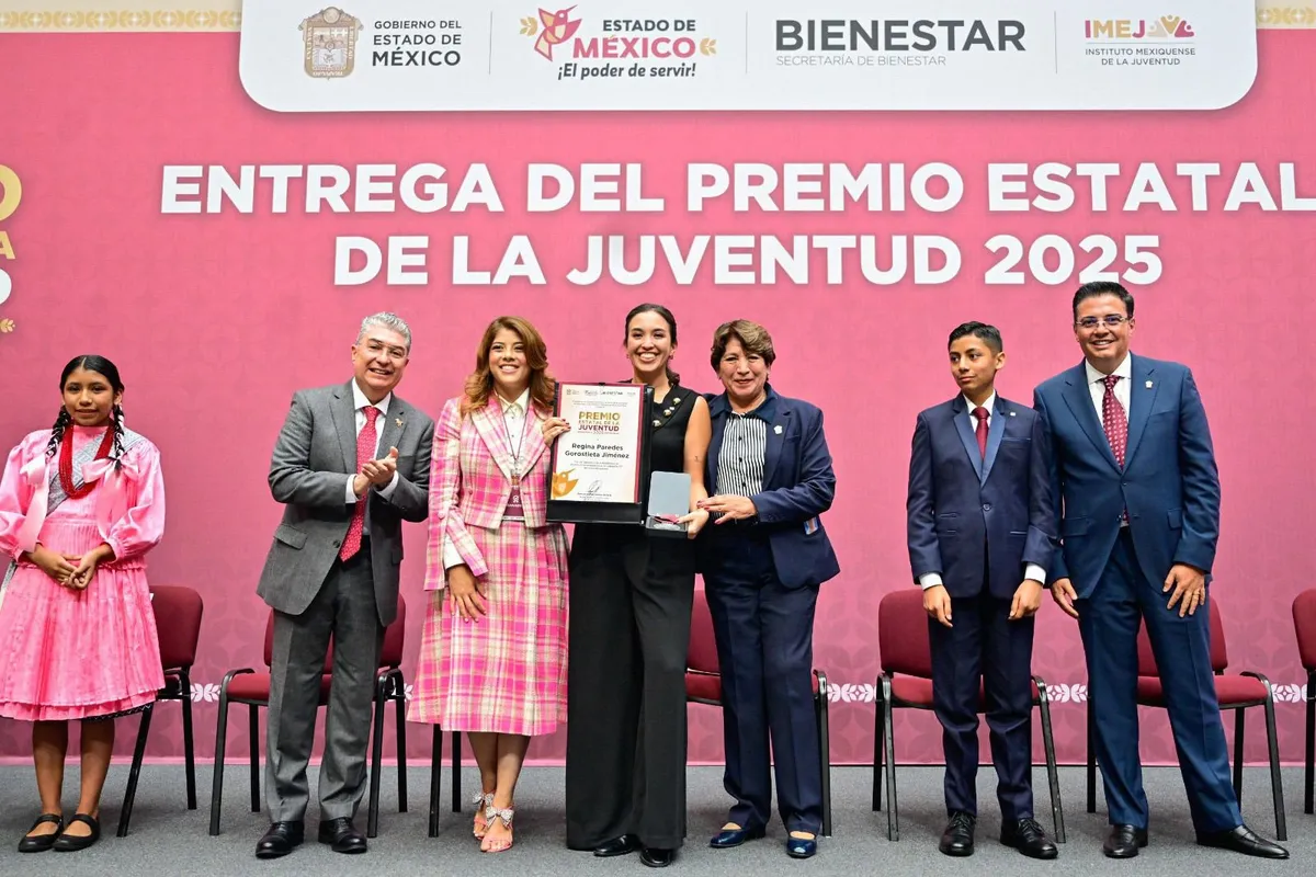 Reconoce Edomex a jóvenes destacados con el Premio Estatal de la Juventud 2025