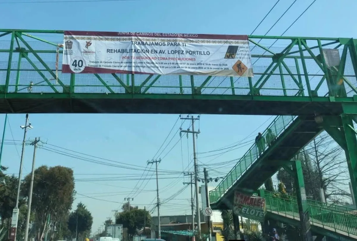 Inicia rehabilitación de la Avenida López Portillo: habrá cierres parciales