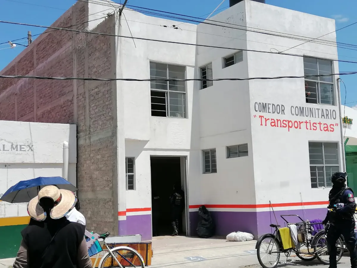 Desalojan a habitantes del comedor comunitario en Chimalhuacán