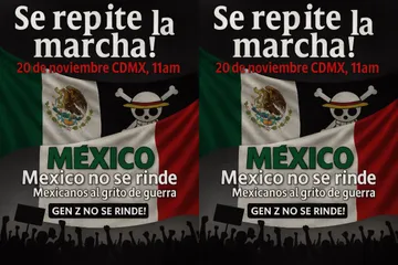 Generación Z convoca a nueva marcha el 20 de noviembre en CDMX