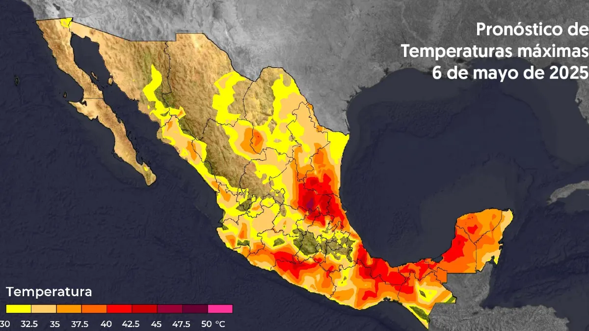 Temperaturas extremas por onda de calor en Edomex y CDMX; se esperan más de 30 grados este martes 6 de mayo.