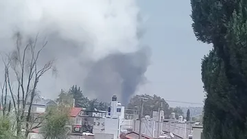 Se reporta que la explosión en Tultepec fue de fuerte magnitud.