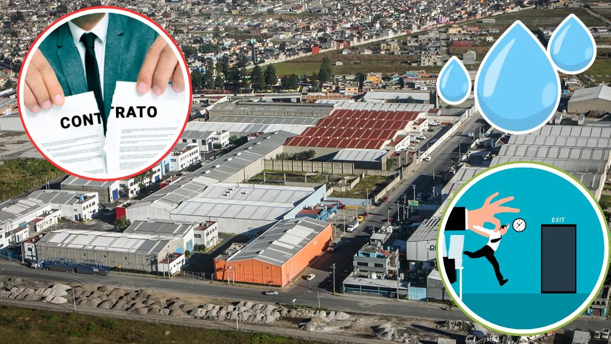 Empresas despiden a personal por falta de agua en Edomex
