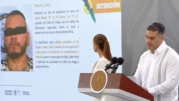 Sinaloa concentra 20% de las armas de fuego decomisadas en México, según informó Harfuch; también reportan reducción de homicidios.