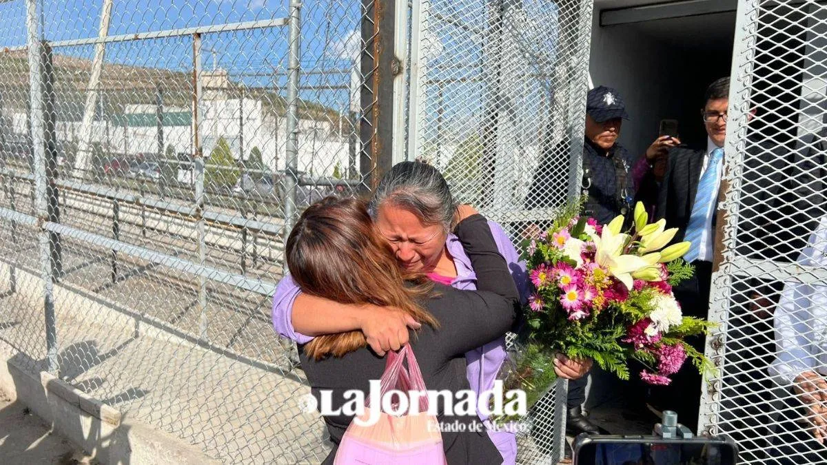 Lucía tras 14 años recobró su libertad por amnistía
