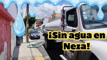 Vecinos de Neza desmienten reparto de pipas de agua