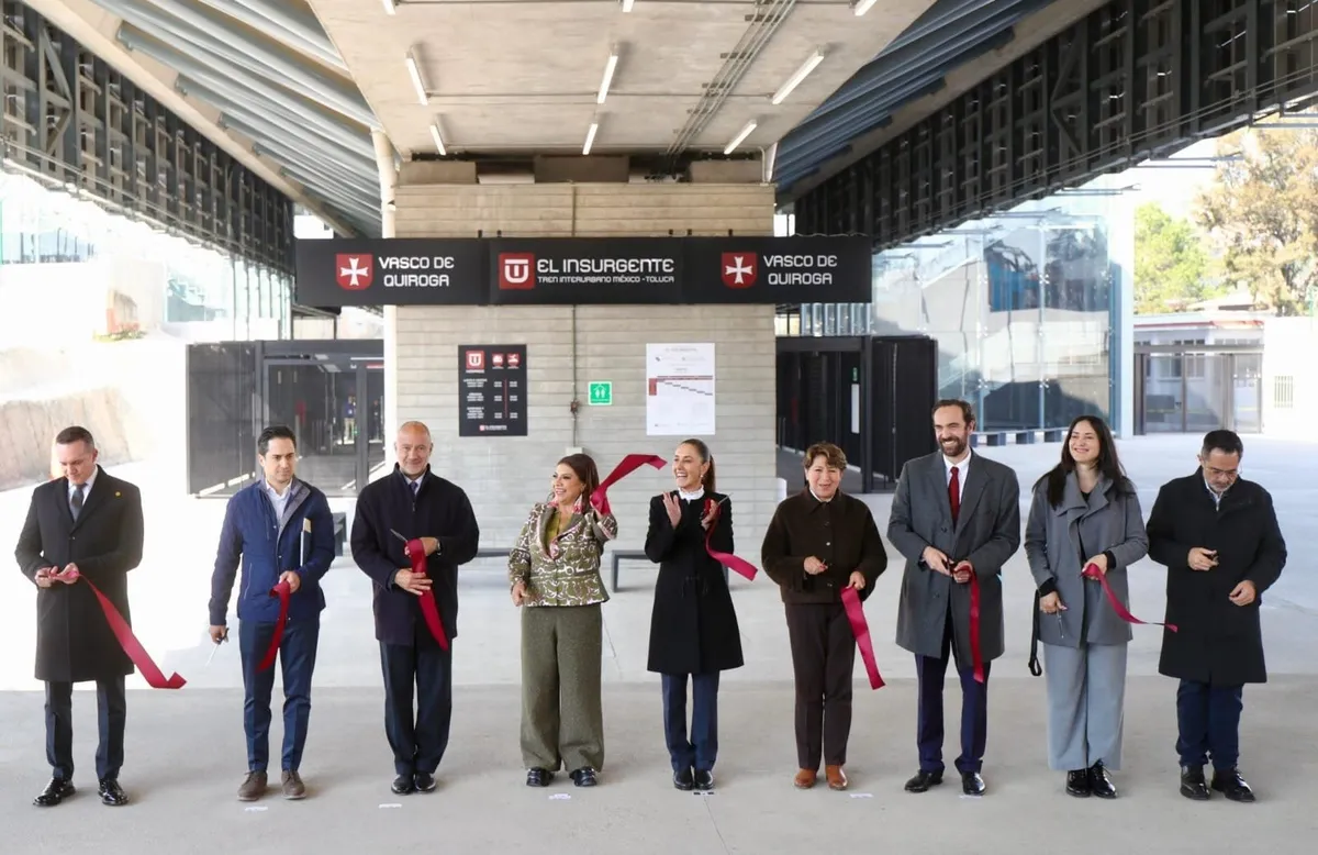Fue inaugurado el último tramo del Tren Interurbano México–Toluca “El Insurgente”, encabezado por la presidenta de México Claudia Sheinbaum y la gobernadora del Estado de México Delfina Gómez Álvarez.