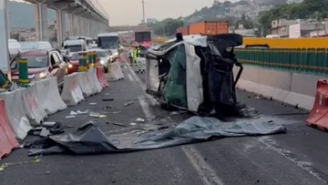Volcadura en la México-Puebla deja una persona sin vida [VIDEO]