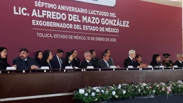 Delfina Gómez encabeza séptimo aniversario luctuoso de Alfredo del Mazo González