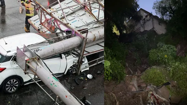 Tlalnepantla en alerta por árboles desplomados y techumbres caídas
