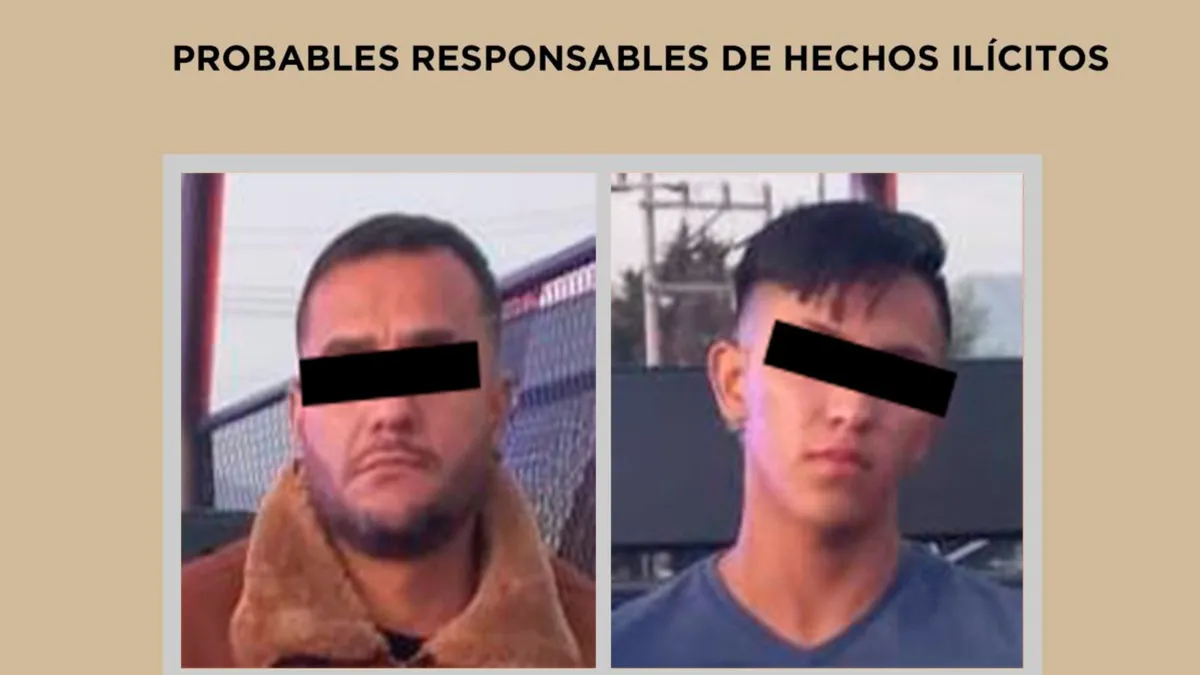 Detienen a dos presuntos integrantes de banda delictiva en Toluca