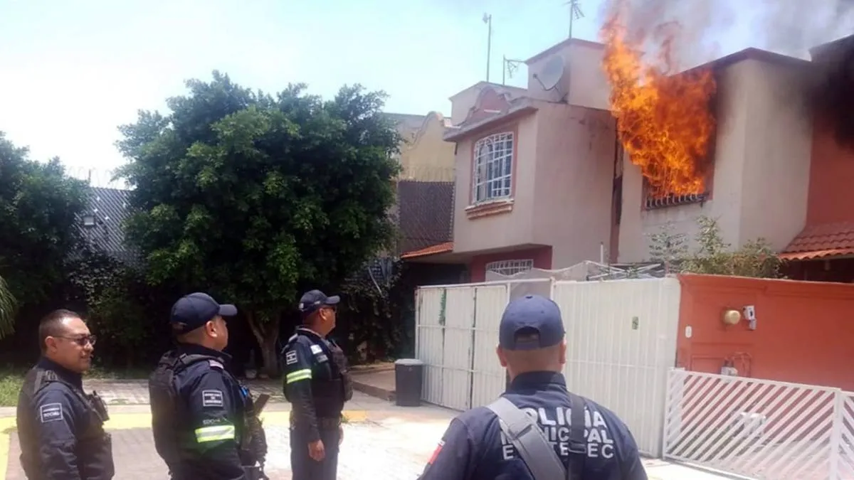 Incendio de vivienda en Las Américas, Ecatepec
