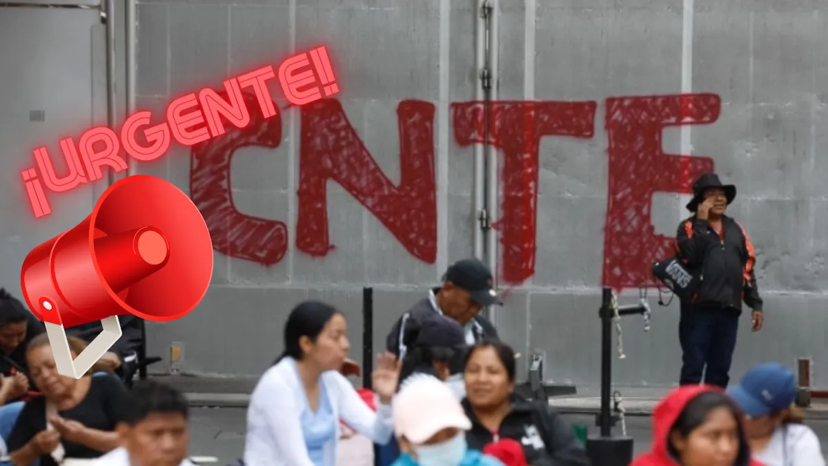 Docentes de la CNTE anuncian paro y bloqueos en varios puntos de la Ciudad de México los días 13 y 14 de noviembre.