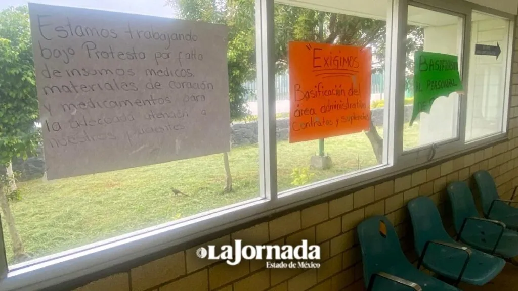 Personal de salud en hospital de Chimalhuacán trabaja “bajo protesta”