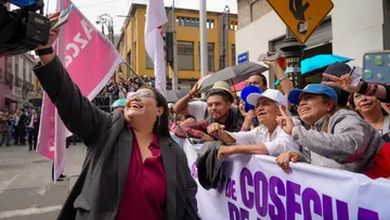 Citlalli Hernández Mora, dirigente de Morena, comparte un mensaje sobre la organización social y la derecha en América Latina.