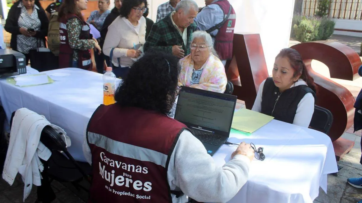 La Magdalena Contreras sede de caravana para mujeres en la propiedad social