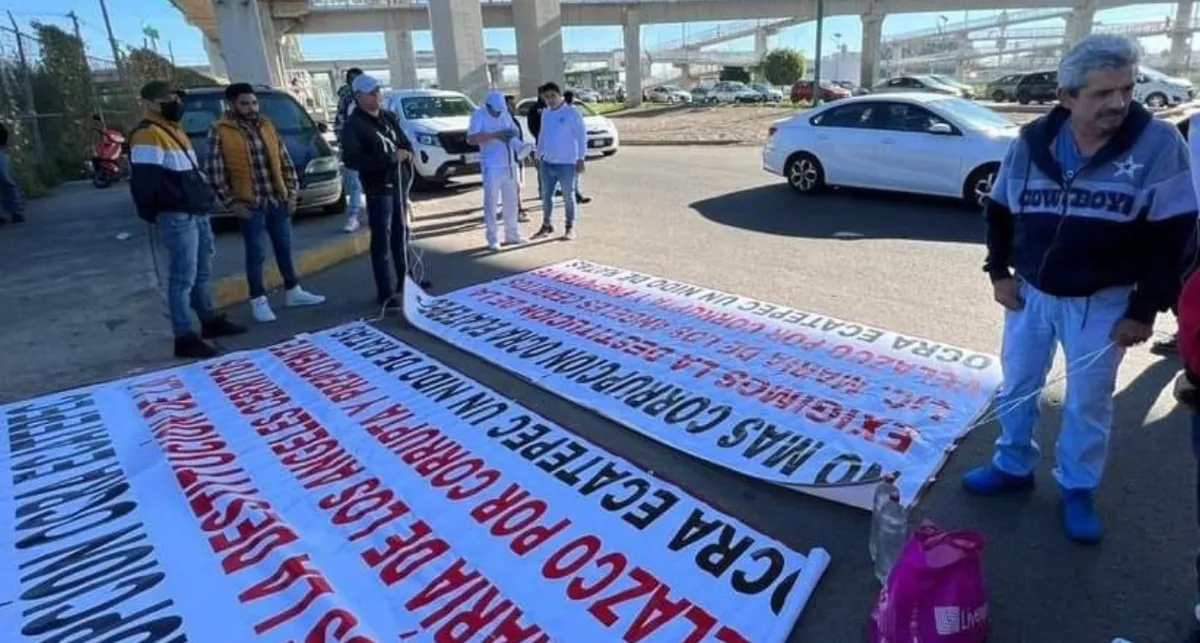 Ecatepec: Protestan en Agencia de Recuperación de Autos Robados, denuncian irregularidades