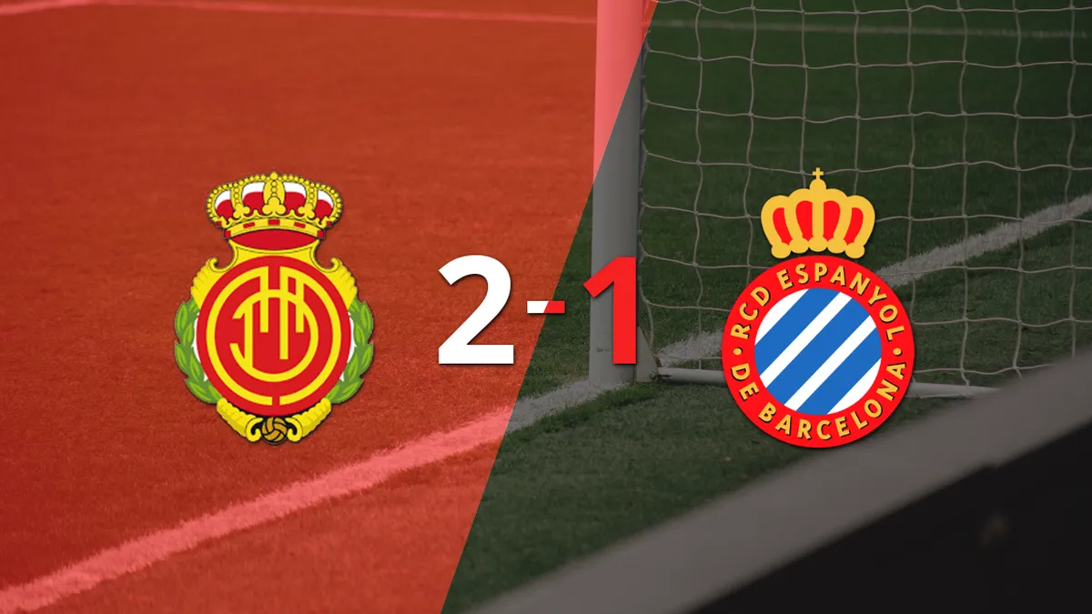 Mallorca logró una victoria con gol agónico por 2 a 1 frente a Espanyol