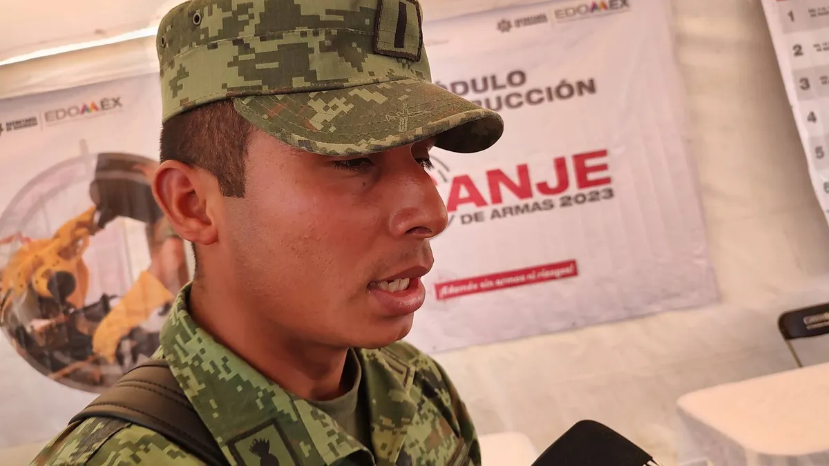 Atizapán fue el municipio que más aporto en el canje de armas: SEDENA